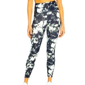 NWT Balance Collection Black Cosmic Tie-Dye Contender Compression Lux Leggings